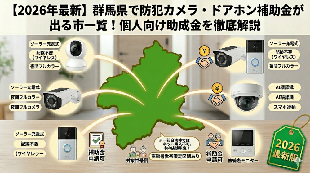 群馬県で補助金が出る自治体